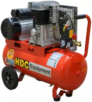 Масляный компрессор HDC HD-A051 поршневой, электрический, 220В, 2,2кВт, 396л/мин